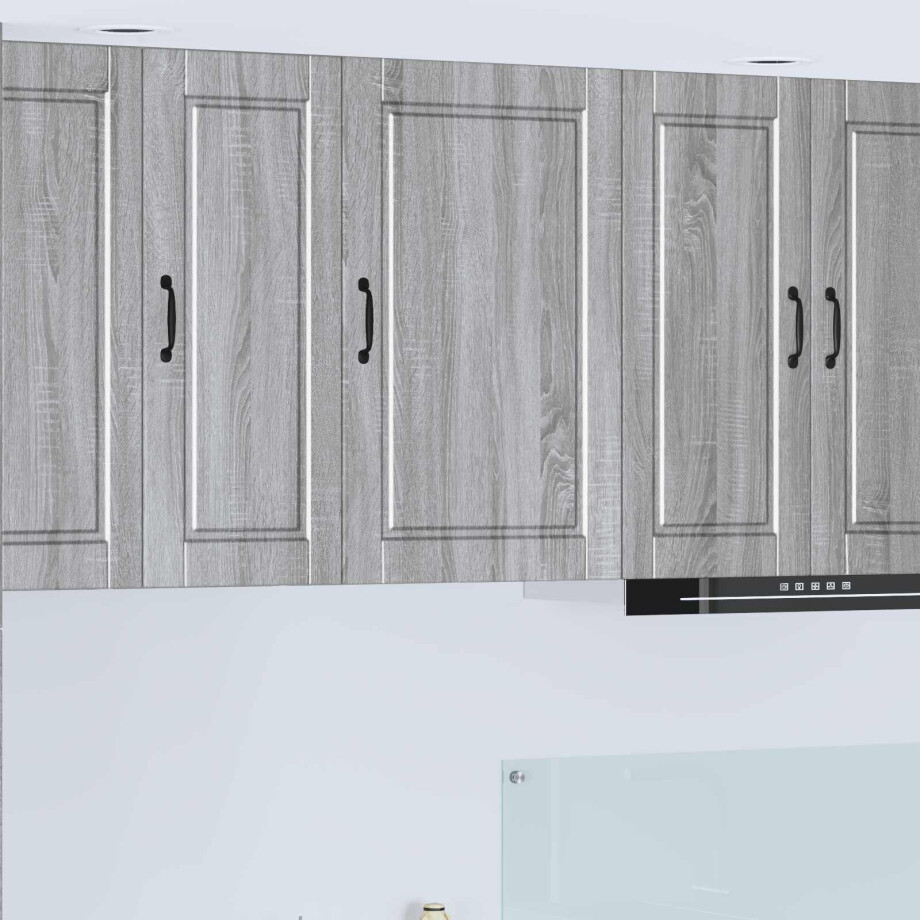 vidaXL Wandkast PORTO Grijs Sonoma 50 x 31 x 80 cm Bewerkt hout vidaXL Wandkast PORTO Grijs Sonoma 50 x 31 x 80 cm Bewerkt hout afbeelding 1