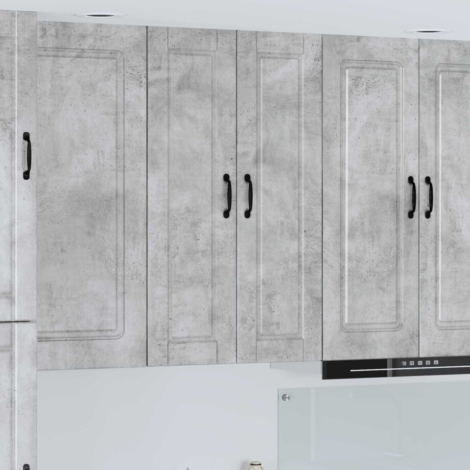 vidaXL Wandkast PORTO Beton Grijs 30 x 31 x 100 cm Bewerkt hout vidaXL Wandkast PORTO Beton Grijs 30 x 31 x 100 cm Bewerkt hout afbeelding 1