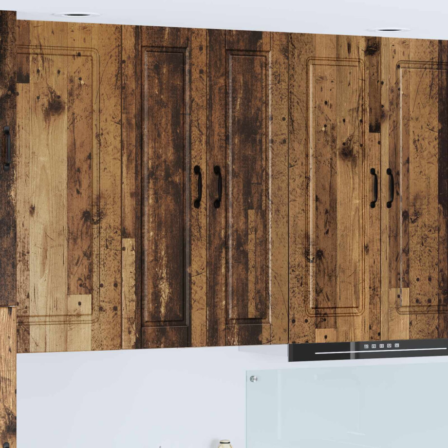 vidaXL Wandkast PORTO Oudhout 30 x 31 x 100 cm Bewerkt hout vidaXL Wandkast PORTO Oudhout 30 x 31 x 100 cm Bewerkt hout afbeelding 1