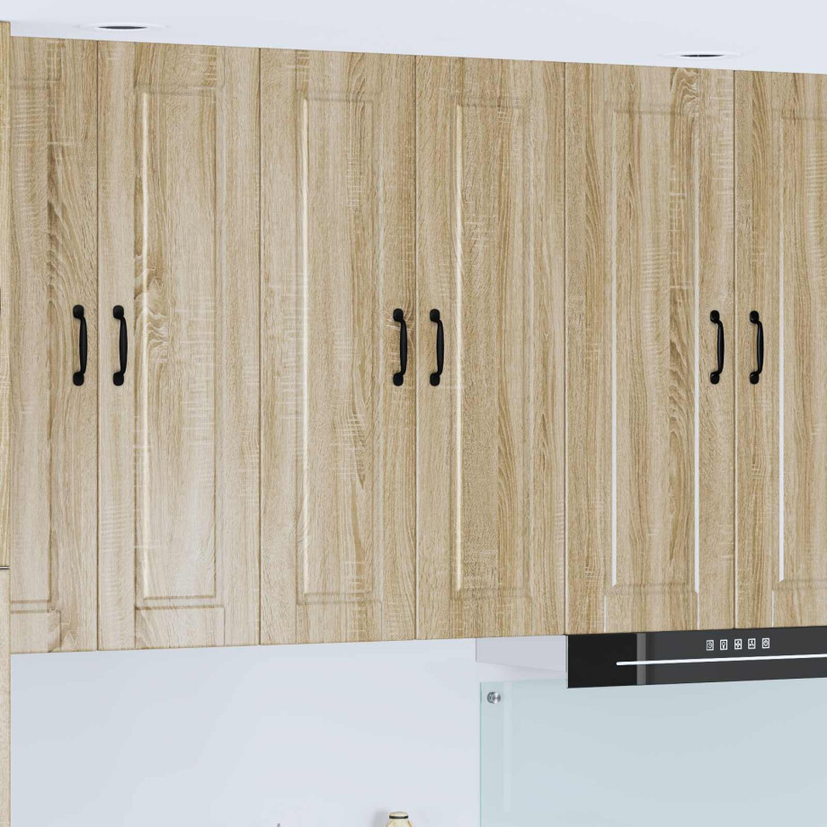 vidaXL Wandkast PORTO Sonoma Eiken 60 x 31 x 100 cm Bewerkt hout afbeelding 1