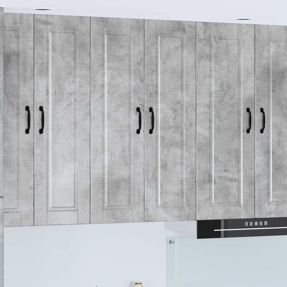 vidaXL Wandkast PORTO Beton Grijs 60 x 31 x 100 cm Bewerkt hout vidaXL Wandkast PORTO Beton Grijs 60 x 31 x 100 cm Bewerkt hout afbeelding 1