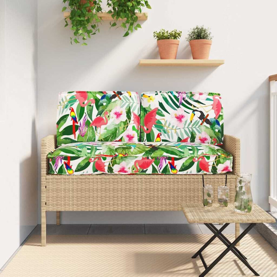 vidaXL Kussen Set Bloemen 3 pcs Multikleur Oxford Stof afbeelding 1