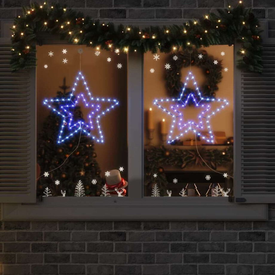 vidaXL Kerstster met 72 LED Koud Wit 51,5 x 50 x 0,65 cm IJzer vidaXL Kerstster met 72 LED Koud Wit 51,5 x 50 x 0,65 cm IJzer afbeelding 1