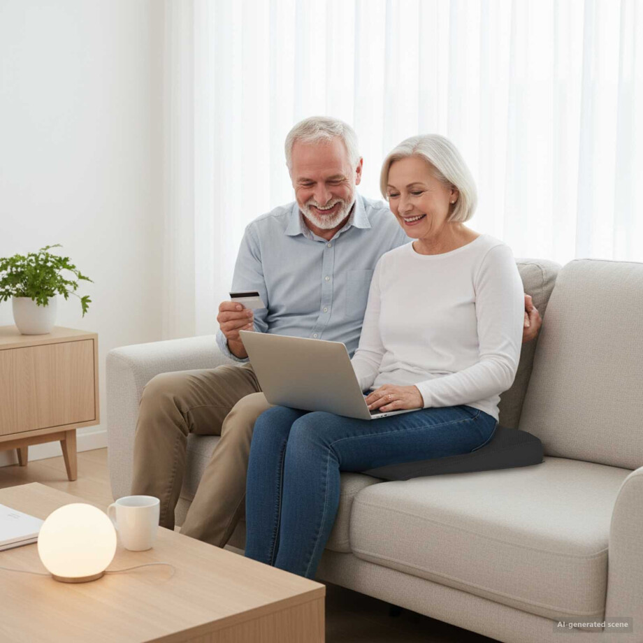 vidaXL Zitkussen Zwart 39 x 38 x 8,5 cm PU Schuim afbeelding 1