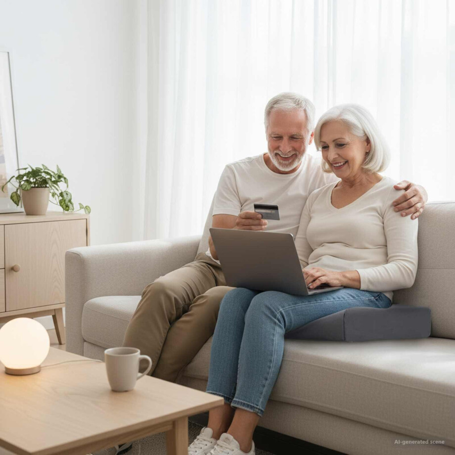 vidaXL Zitkussen Grijs 40 x 40 x 10 cm PU Schuim afbeelding 1