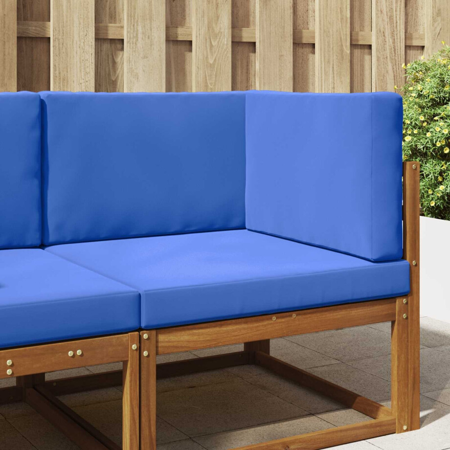 vidaXL Buiten bankkussen 3 pcs Koninklijk Blauw Polyester vidaXL Buiten bankkussen 3 pcs Koninklijk Blauw Polyester afbeelding 1