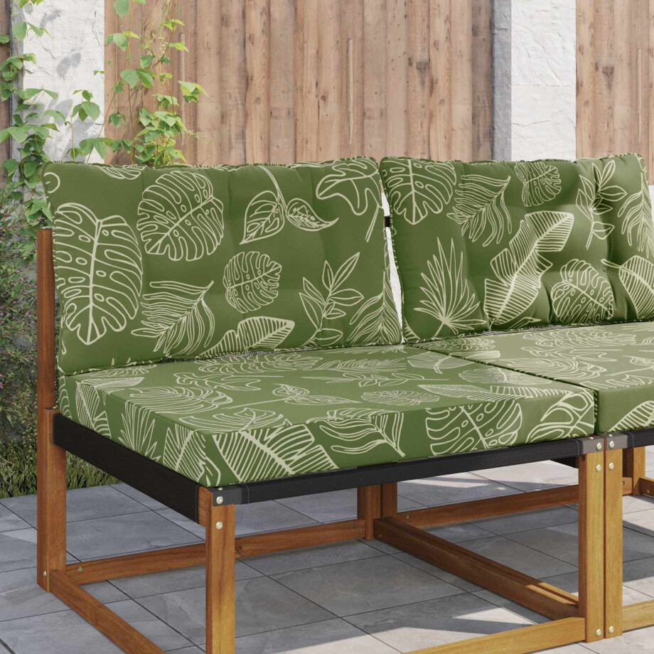 vidaXL Buiten bankkussen Polyester Bladontwerp 80 x 68,5 x 8 cm vidaXL Buiten bankkussen Polyester Bladontwerp 80 x 68,5 x 8 cm afbeelding 1