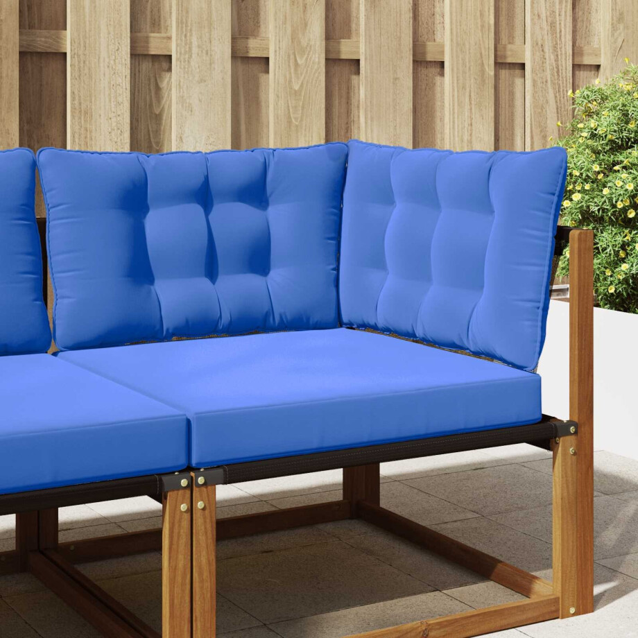 vidaXL Buiten bankkussen Polyester Koninklijk Blauw 80 x 43 x 10 cm afbeelding 1