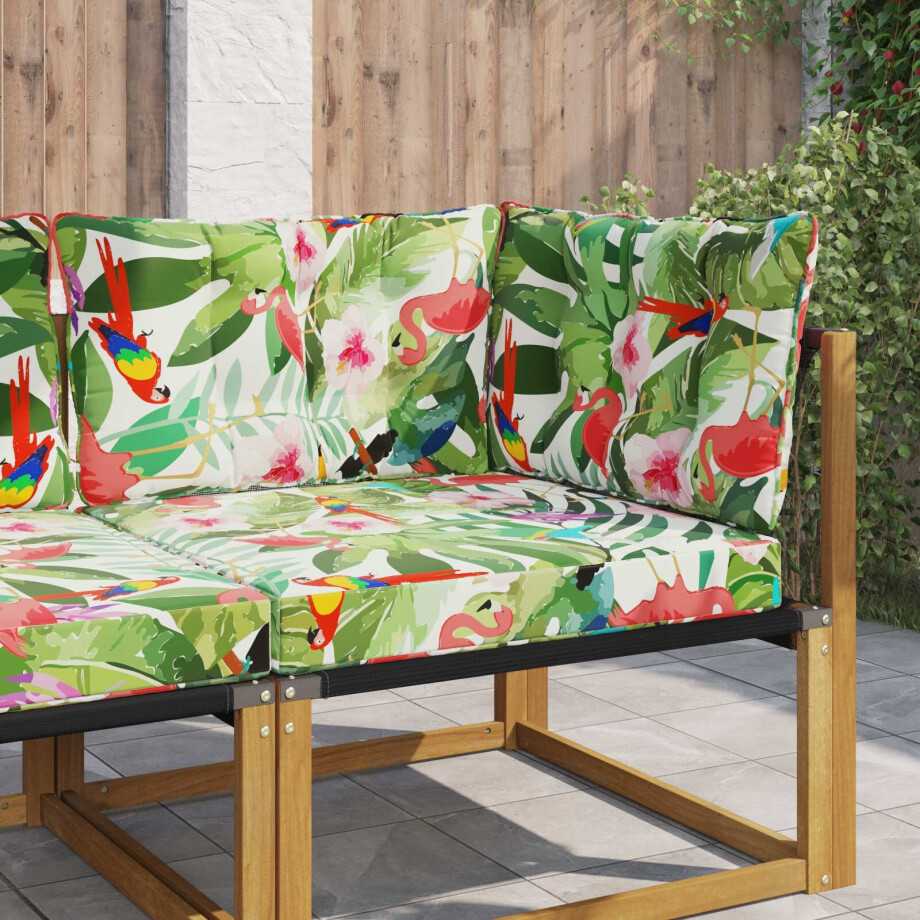 vidaXL Buiten bankkussen Polyester kleurrijk 80 x 43 x 10 cm afbeelding 1