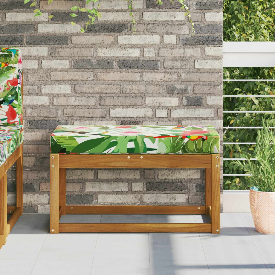 vidaXL Buiten Zitkussen kleurrijk 80 x 40 x 8 cm 100% Polyester afbeelding 1