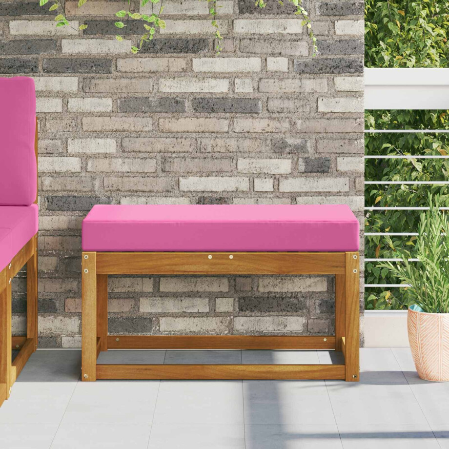 vidaXL Zitkussen Roze 80 x 40 x 8 cm 100% Polyester vidaXL Zitkussen Roze 80 x 40 x 8 cm 100% Polyester afbeelding 1