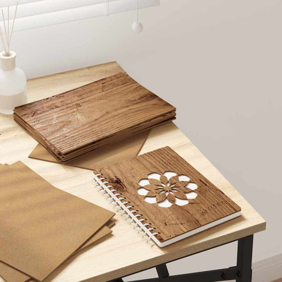 vidaXL Decorpanelen 150 pcs Oudhout 21 x 30 x 0,27 cm Bewerkt hout vidaXL Decorpanelen 150 pcs Oudhout 21 x 30 x 0,27 cm Bewerkt hout afbeelding 1