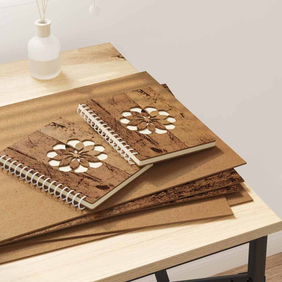 vidaXL Decorpanelen 12 pcs Oudhout 30 x 42 x 0.27 cm Bewerkt hout afbeelding 1