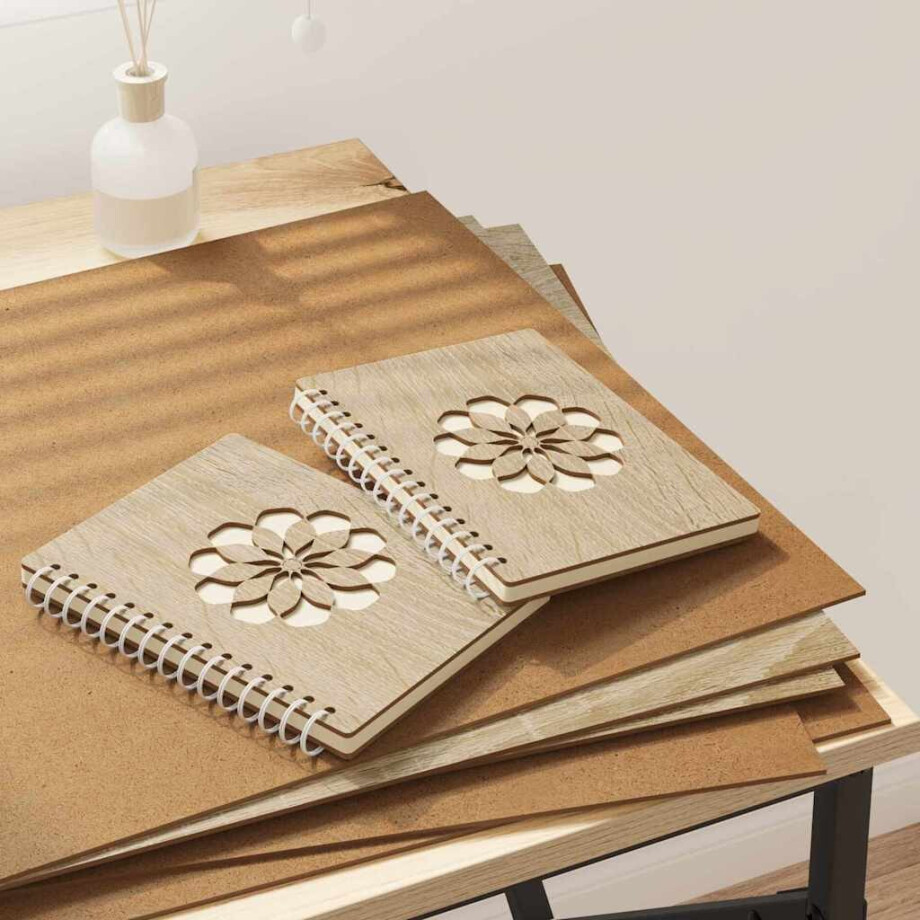 vidaXL Decorpanelen 50 pcs Sonoma Eiken 40 x 60 x 0.27 cm Bewerkt hout afbeelding 1