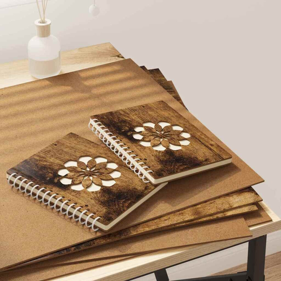 vidaXL Decorpanelen 50 pcs Gerookt eiken 40 x 60 x 0.27 cm afbeelding 1