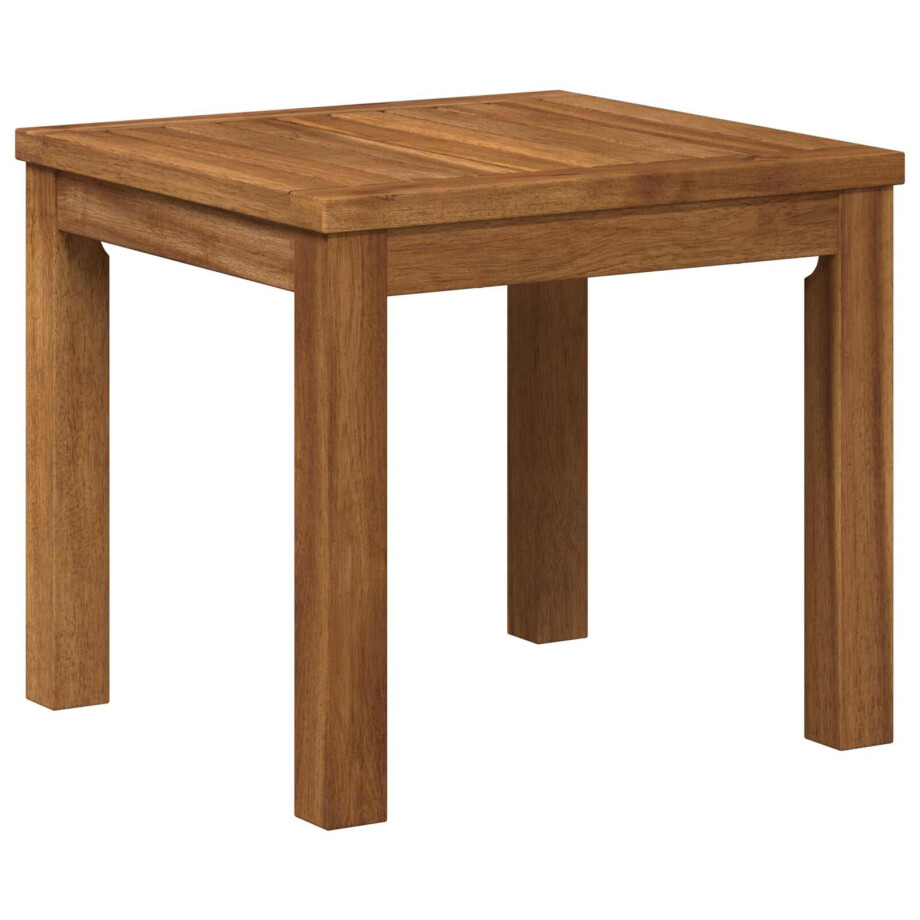 vidaXL Salontafel Naturel 40 x 40,5 x 36 cm Massief Acaciahout afbeelding 1