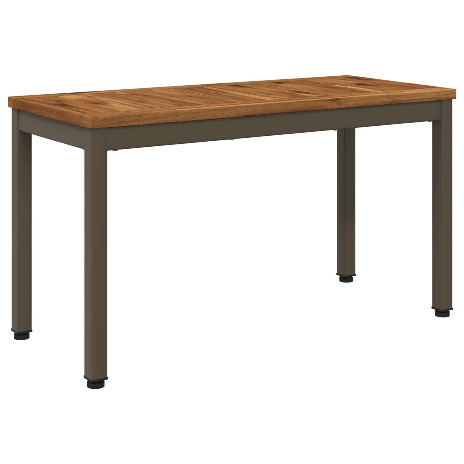 vidaXL Tuinbank 80,5 x 35 x 45 cm Massief Acaciahout Rechthoekig afbeelding 1