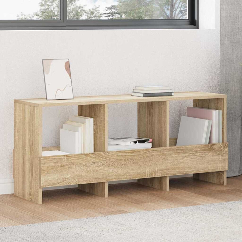vidaXL Tijdschrift Rek Sonoma Eiken 102 x 30 x 45 cm vidaXL Tijdschrift Rek Sonoma Eiken 102 x 30 x 45 cm afbeelding 1