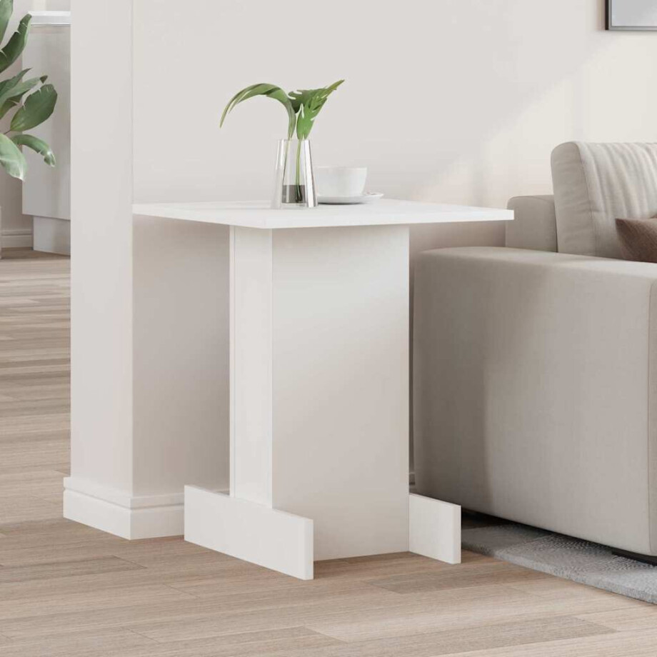 vidaXL Bijzettafel Wit 44,5 x 45 x 55 cm Bewerkt hout vidaXL Bijzettafel Wit 44,5 x 45 x 55 cm Bewerkt hout afbeelding 1