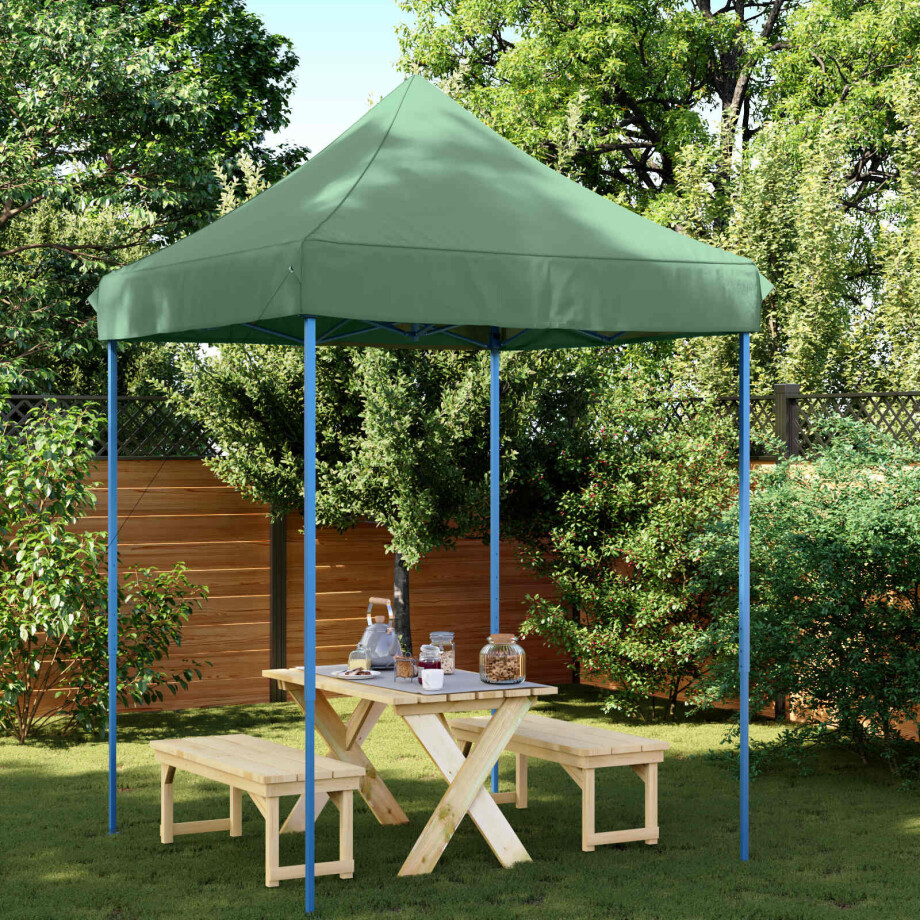vidaXL Partytent Groen 200 x 200 x 306 cm Oxford Stof afbeelding 1