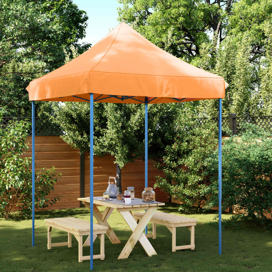 vidaXL Partytent Oranje 200 x 200 x 306 cm Oxford Stof afbeelding 1