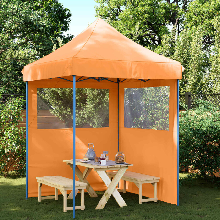 vidaXL Partytent Oranje 200 x 200 x 306 cm Oxford Stof afbeelding 1