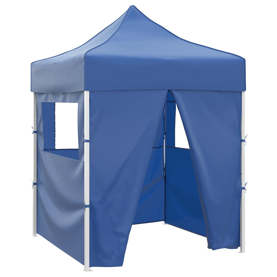 vidaXL Partytent Blauw 200 x 200 x 315 cm Oxford Stof afbeelding 1