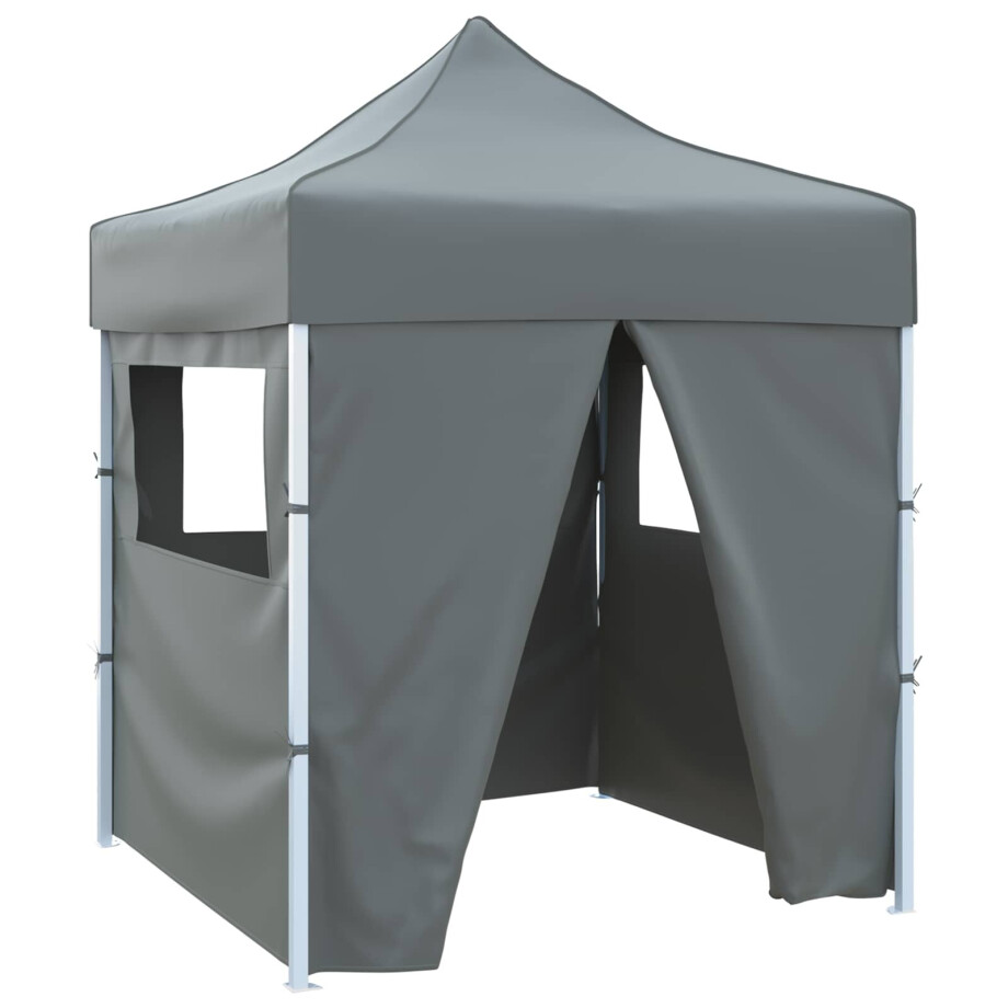 vidaXL Partytent Antraciet 200 x 200 x 315 cm Oxford Stof afbeelding 1