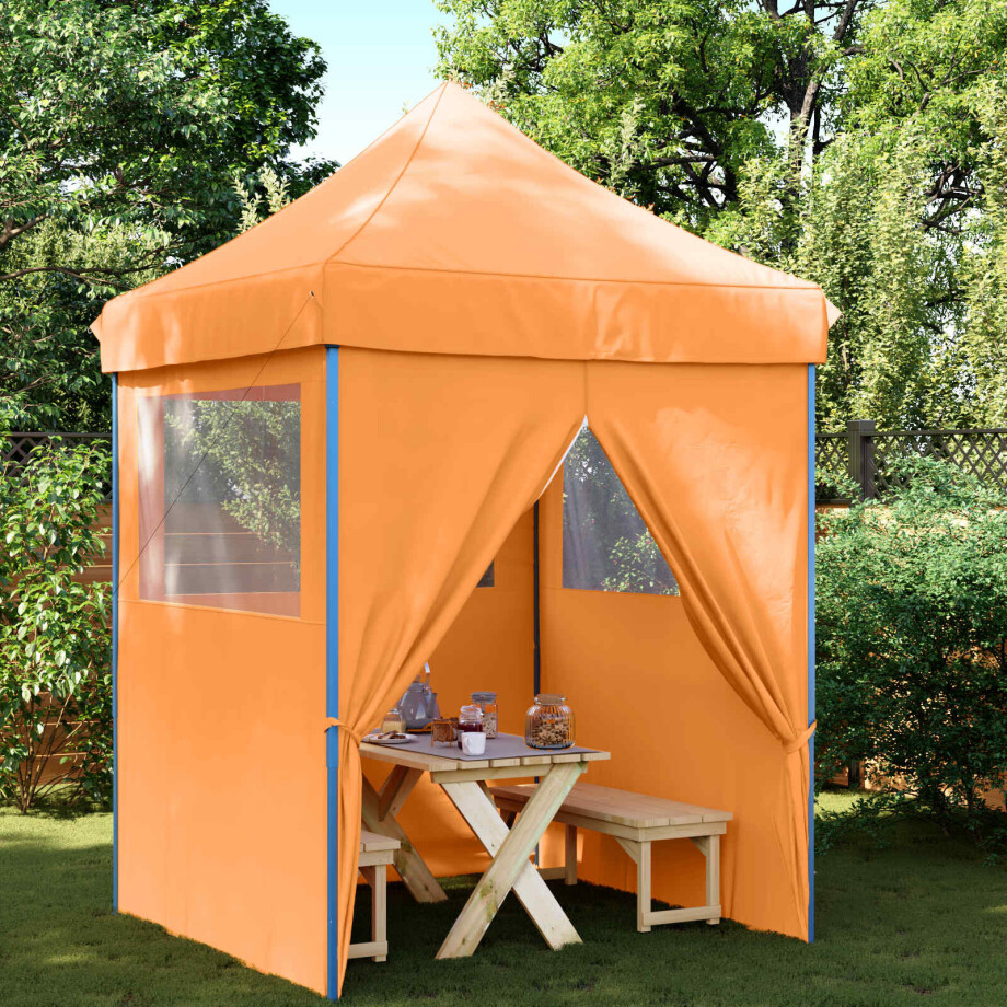 vidaXL Partytent Oranje 200 x 200 x 306 cm Oxford Stof afbeelding 1
