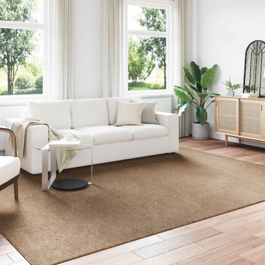 vidaXL Vloerkleden Rechthoekig AGIRA Naturel 280 x 200 cm Polyester afbeelding 1