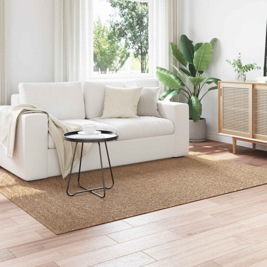 vidaXL Vloerkleden Moiré AGIRA Naturel 230 x 160 cm Polyester afbeelding 1
