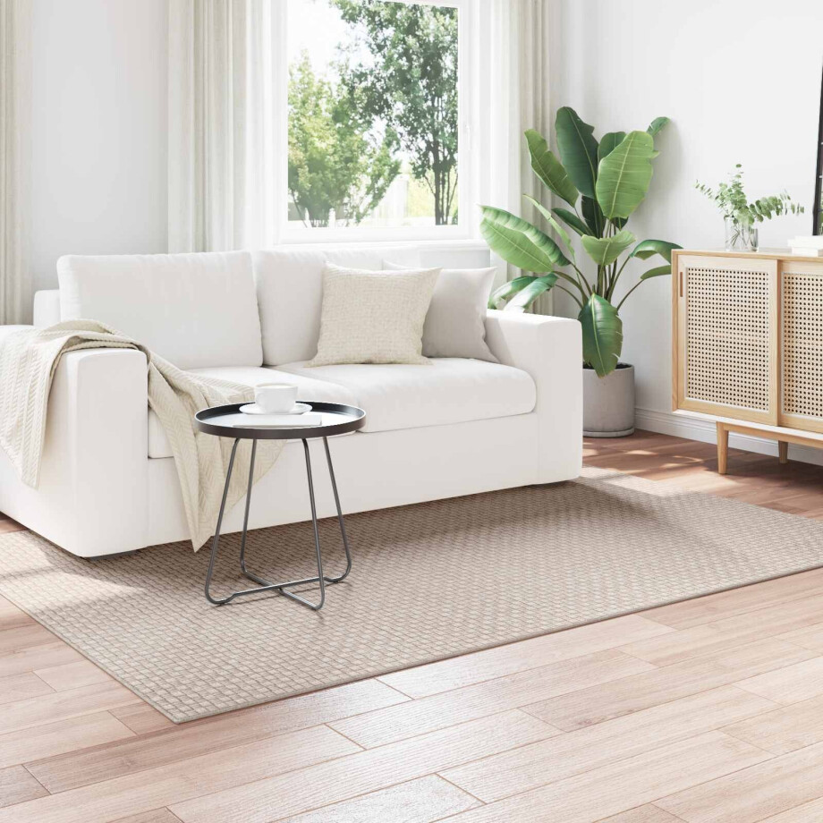 vidaXL Vloerkleden Rechthoekig FARO Crème 230 x 160 cm Polyester vidaXL Vloerkleden Rechthoekig FARO Crème 230 x 160 cm Polyester afbeelding 1