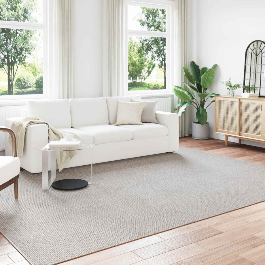vidaXL Vloerkleden Rechthoekig LUGO Crème 340 x 240 cm Polyester afbeelding 1
