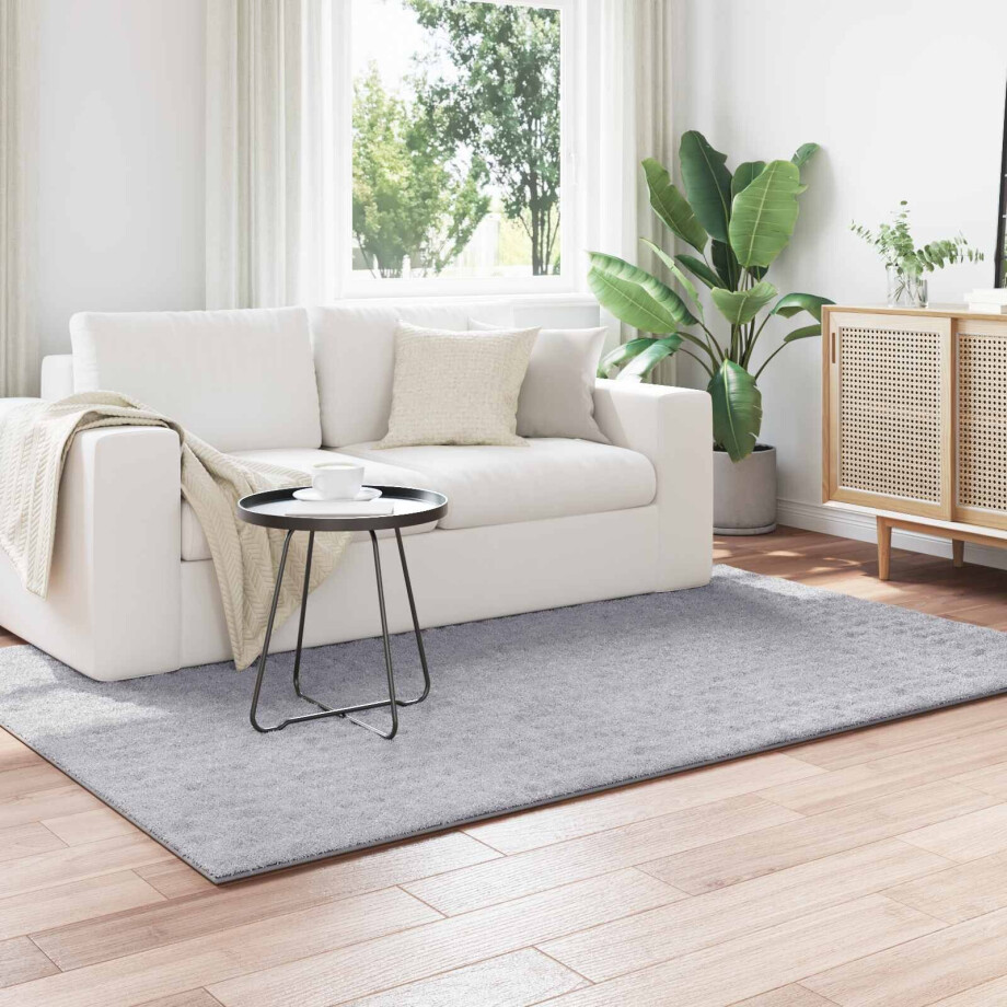 vidaXL Vloerkleden Rechthoekig SIROLO Grijs 230 x 160 cm Polyester afbeelding 1