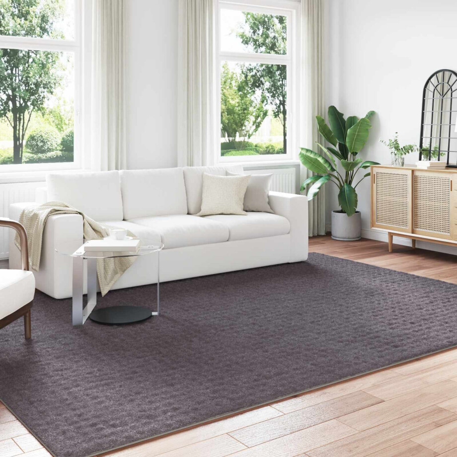 vidaXL Vloerkleden Rechthoekig SIROLO Antraciet 280 x 200 cm Polyester afbeelding 1