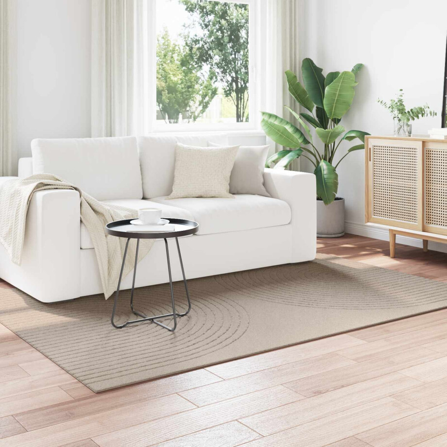 vidaXL Vloerkleden Rechthoekig GALATI Beige 230 x 160 cm Polyester afbeelding 1