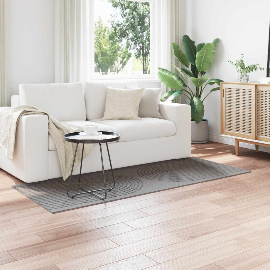 vidaXL Vloerkleden Rechthoekig GALATI Grijs 150 x 80 cm Polyester afbeelding 1