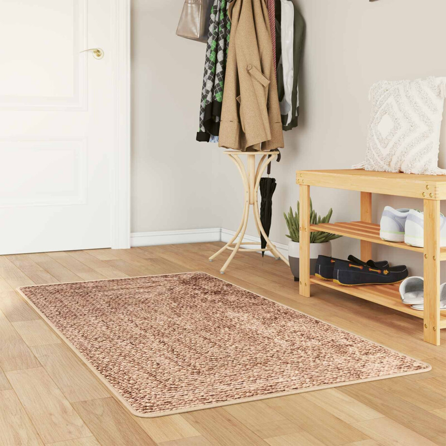 vidaXL Vloerkleedloper MARSA Geel 100 x 150 cm Polyester en PVC afbeelding 1