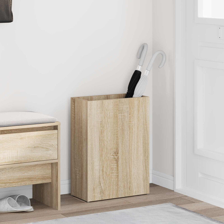 vidaXL Paraplu Standaard Sonoma Eiken 40 x 20 x 55,5 cm Bewerkt hout vidaXL Paraplu Standaard Sonoma Eiken 40 x 20 x 55,5 cm Bewerkt hout afbeelding 1