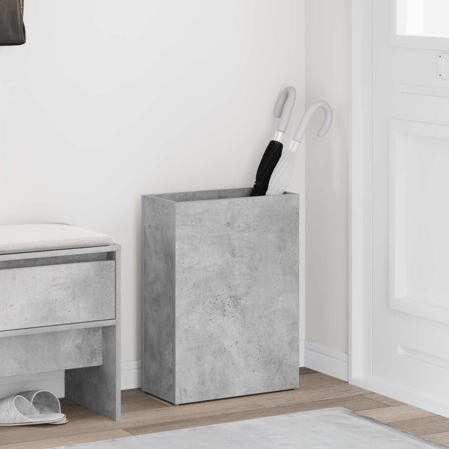 vidaXL Paraplu Standaard Beton Grijs 40 x 20 x 55,5 cm Bewerkt hout vidaXL Paraplu Standaard Beton Grijs 40 x 20 x 55,5 cm Bewerkt hout afbeelding 1