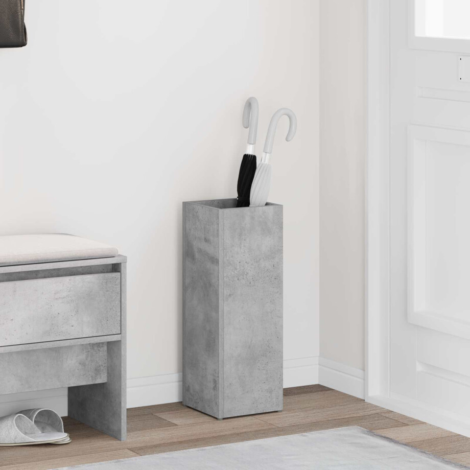 vidaXL Paraplu Standaard Beton Grijs 20 x 20 x 55,5 cm Bewerkt hout vidaXL Paraplu Standaard Beton Grijs 20 x 20 x 55,5 cm Bewerkt hout afbeelding 1