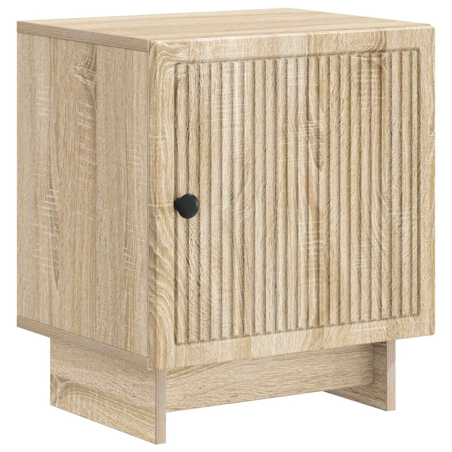 vidaXL Nachtkastje Sonoma Eiken 43 x 34,5 x 50 cm Bewerkt hout vidaXL Nachtkastje Sonoma Eiken 43 x 34,5 x 50 cm Bewerkt hout afbeelding 1