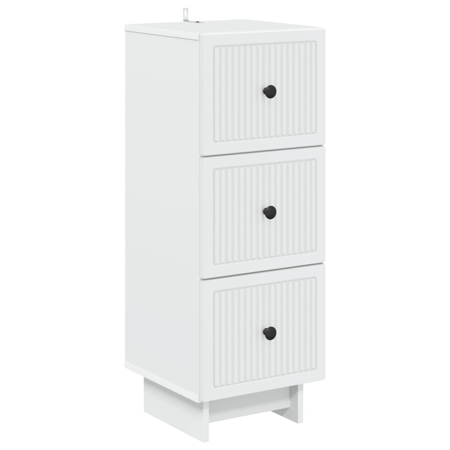 vidaXL Ladenkast Wit 33 x 34,5 x 90 cm Bewerkt hout vidaXL Ladenkast Wit 33 x 34,5 x 90 cm Bewerkt hout afbeelding 1