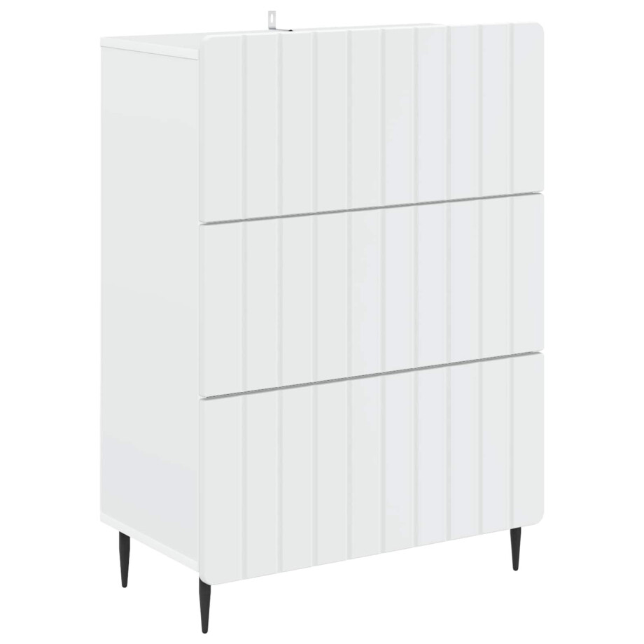 vidaXL Ladenkast Wit 66 x 34,5 x 92 cm Bewerkt hout vidaXL Ladenkast Wit 66 x 34,5 x 92 cm Bewerkt hout afbeelding 1