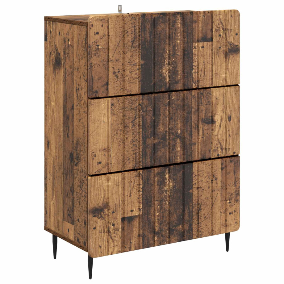 vidaXL Ladenkast Oud hout 66 x 34,5 x 92 cm Bewerkt hout vidaXL Ladenkast Oud hout 66 x 34,5 x 92 cm Bewerkt hout afbeelding 1