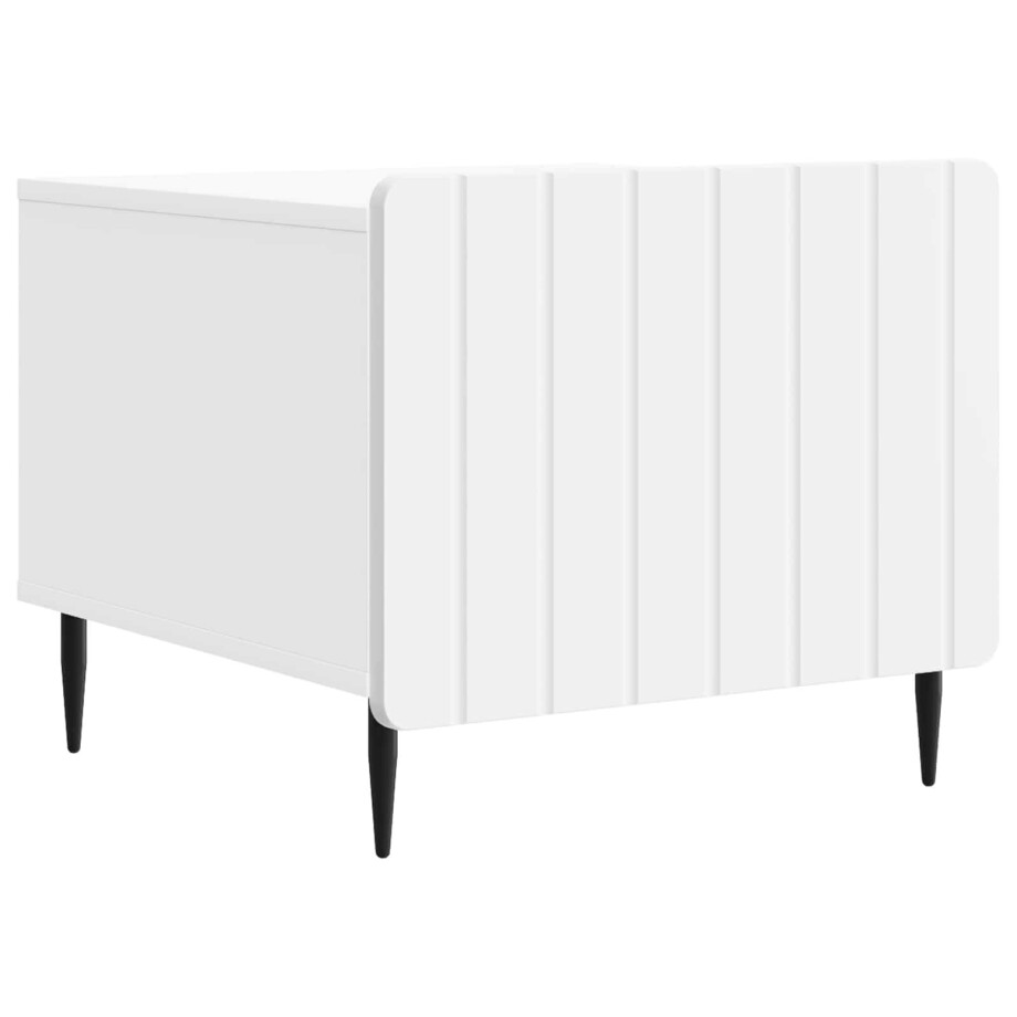vidaXL Salontafel met lade Wit 49 x 50 x 42 cm Bewerkt hout vidaXL Salontafel met lade Wit 49 x 50 x 42 cm Bewerkt hout afbeelding 1