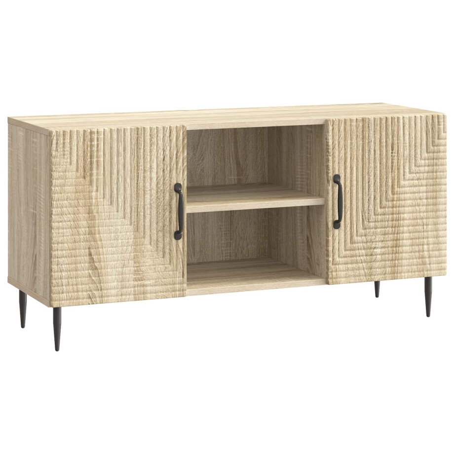 vidaXL TV-kast Sonoma Eiken 102 x 34,5 x 50 cm Bewerkt hout vidaXL TV-kast Sonoma Eiken 102 x 34,5 x 50 cm Bewerkt hout afbeelding 1