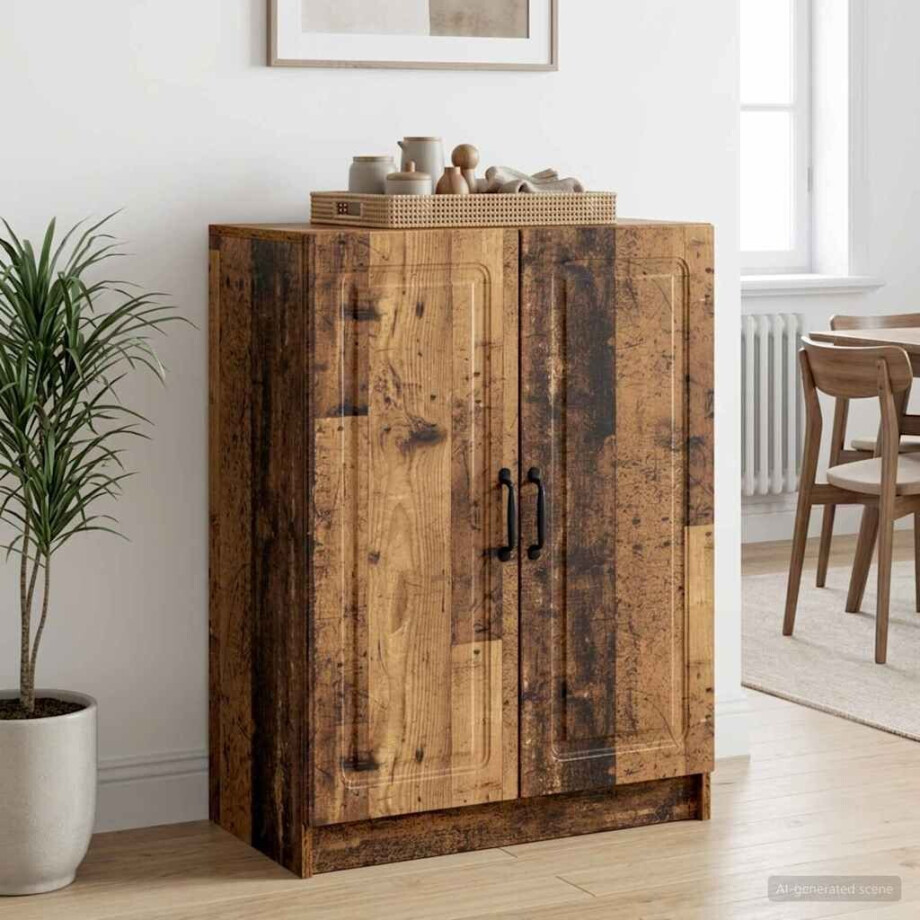vidaXL Dressoir Oud hout 66 x 34,5 x 87 cm Bewerkt hout vidaXL Dressoir Oud hout 66 x 34,5 x 87 cm Bewerkt hout afbeelding 1