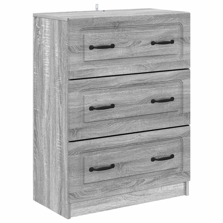 vidaXL Ladenkast Grijs sonoma 66 x 34,5 x 87 cm Bewerkt hout afbeelding 1