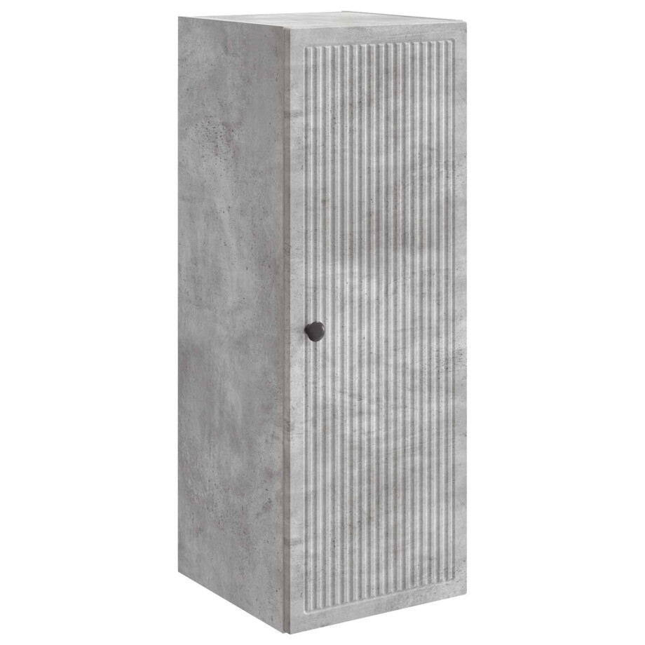 vidaXL Wandkast Betongrijs 33 x 34,5 x 90 cm Bewerkt hout vidaXL Wandkast Betongrijs 33 x 34,5 x 90 cm Bewerkt hout afbeelding 1